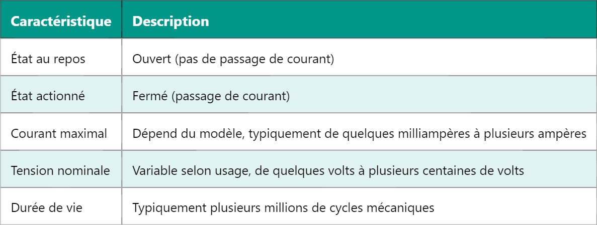 NO – Contact normalement ouvert : fonctionnement et applications