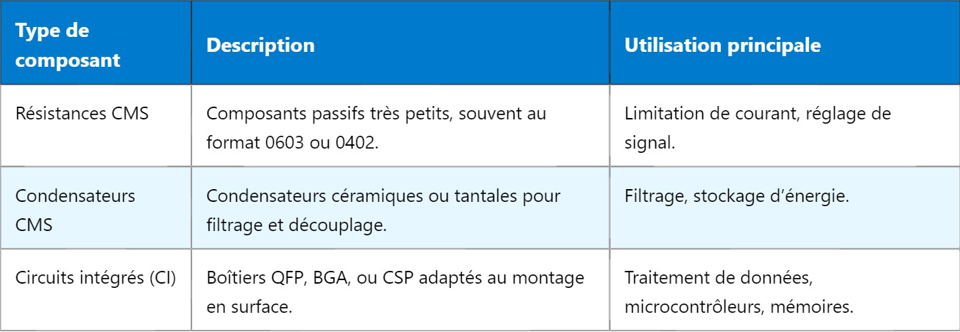 SMT : Technologie de montage en surface détaillée SMT : Technologie de montage en surface détaillée