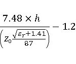 Calculatrice d’Impédance Microstrip